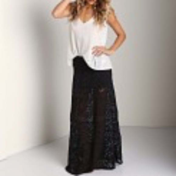 Jen's Pirate Booty Dresses & Skirts - Jen's Pirate Booty Egyptian Musk Maxi Skirt Black P/S